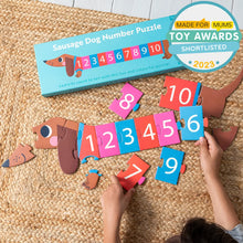 Load image into Gallery viewer, Sausage Dog Floor Puzzle