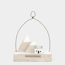 Load image into Gallery viewer, Wood & Wire Scene 'You can move mountains'