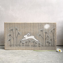 Load image into Gallery viewer, Leaping Hare Wooden Painting