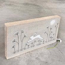 Load image into Gallery viewer, Leaping Hare Wooden Painting