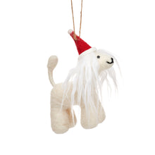 Load image into Gallery viewer, Afghan Hound in Santa Hat