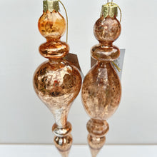 Load image into Gallery viewer, Gold Antique Style Finial Drop Baubles