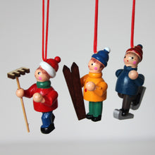 Load image into Gallery viewer, Mini Wooden Ski Children

