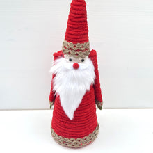 Load image into Gallery viewer, Chenille Faux Fur Cone Santa
