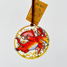 Load image into Gallery viewer, Zog Fretwork Wooden Decoration