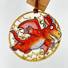Load image into Gallery viewer, Zog Fretwork Wooden Decoration