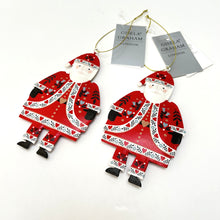 Load image into Gallery viewer, Alpine Tin Santa Set