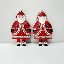 Load image into Gallery viewer, Alpine Tin Santa Set