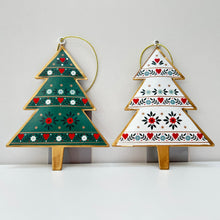Load image into Gallery viewer, Alpine Tin Christmas Tree Set