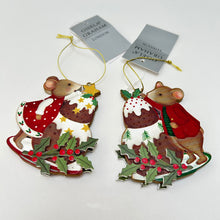 Load image into Gallery viewer, Holly & Alfie Christmas Pudding Decoration Set