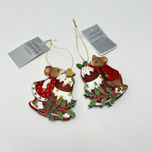 Load image into Gallery viewer, Holly & Alfie Christmas Pudding Decoration Set