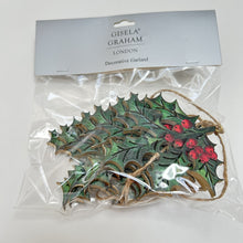 Load image into Gallery viewer, Holly Decorative Fretwork Garland