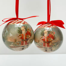Load image into Gallery viewer, Nostalgia Santa Paper Ball