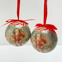 Load image into Gallery viewer, Nostalgia Santa Paper Ball