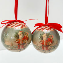 Load image into Gallery viewer, Nostalgia Santa Paper Ball