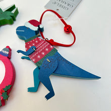 Load image into Gallery viewer, Jolly Dinosaurs Wooden Decoration Set