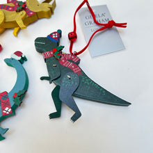 Load image into Gallery viewer, Jolly Dinosaurs Wooden Decoration Set