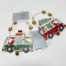 Load image into Gallery viewer, Santa Bus with Zoo Animals Decoration Set