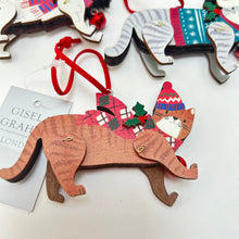 Load image into Gallery viewer, Jolly Cats Wooden Decoration Set