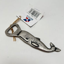 Load image into Gallery viewer, Whale Silver Bottle Opener