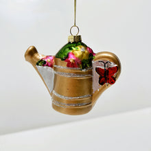 Load image into Gallery viewer, Watering Can Glass Bauble