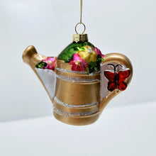 Load image into Gallery viewer, Watering Can Glass Bauble