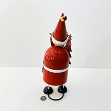 Load image into Gallery viewer, Bouncy Metal Santa Decoration