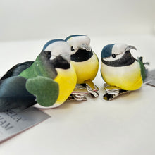 Load image into Gallery viewer, Blue Tit Bird Clip Set