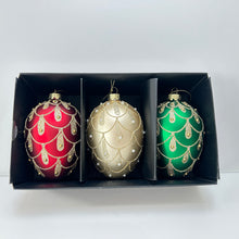 Load image into Gallery viewer, Decorative Glass Eggs Set
