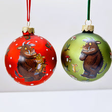 Load image into Gallery viewer, The Gruffalo Glass Bauble Set