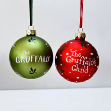 Load image into Gallery viewer, The Gruffalo Glass Bauble Set