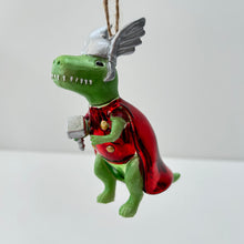 Load image into Gallery viewer, Dino-Thor with Hammer Bauble