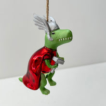Load image into Gallery viewer, Dino-Thor with Hammer Bauble