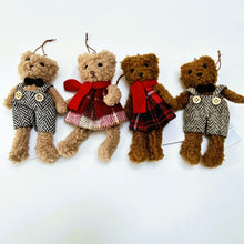 Load image into Gallery viewer, Mr & Mrs Teddy Decoration Set