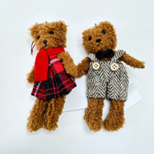 Load image into Gallery viewer, Mr & Mrs Teddy Decoration Set