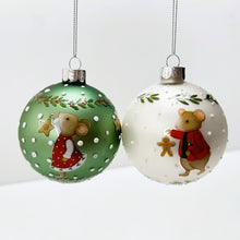 Load image into Gallery viewer, Holly & Alfie Glass Baubles