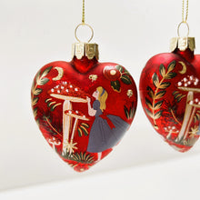 Load image into Gallery viewer, Alice in Wonderland Glass Heart