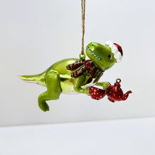 Load image into Gallery viewer, Tea Rex Shaped Bauble