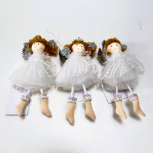 Load image into Gallery viewer, Fairy with Silver Wings Decoration Set