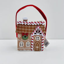 Load image into Gallery viewer, Gingerbread House Felt Christmas Gift Bag