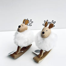 Load image into Gallery viewer, Rocking Pom Pom Reindeers