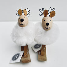 Load image into Gallery viewer, Rocking Pom Pom Reindeers