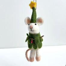 Load image into Gallery viewer, Mouse in Christmas Tree with Lights