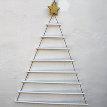 Load image into Gallery viewer, Large Wooden Christmas Tree Card Holder