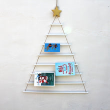 Load image into Gallery viewer, Large Wooden Christmas Tree Card Holder
