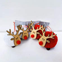 Load image into Gallery viewer, Pom Pom Reindeer Set