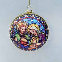 Load image into Gallery viewer, Flat Stained Glass Bauble