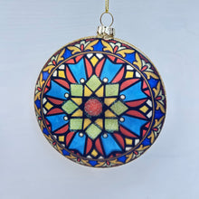 Load image into Gallery viewer, Flat Stained Glass Bauble
