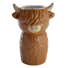 Load image into Gallery viewer, Highland Cow Vase