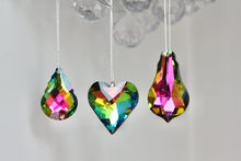 Load image into Gallery viewer, Peacock Lustre Glass Decorations